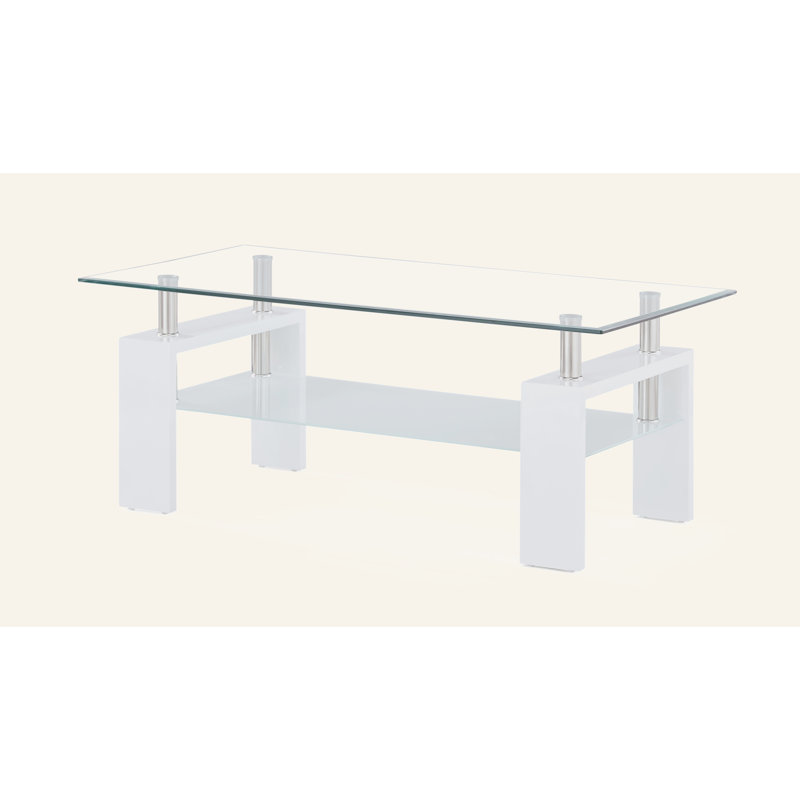 TABLE BASSE Jamarion, Blanc