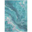Tapis bleu sarcelle lavable à la machine intérieur / extérieur Cinead ACN1701-104539663