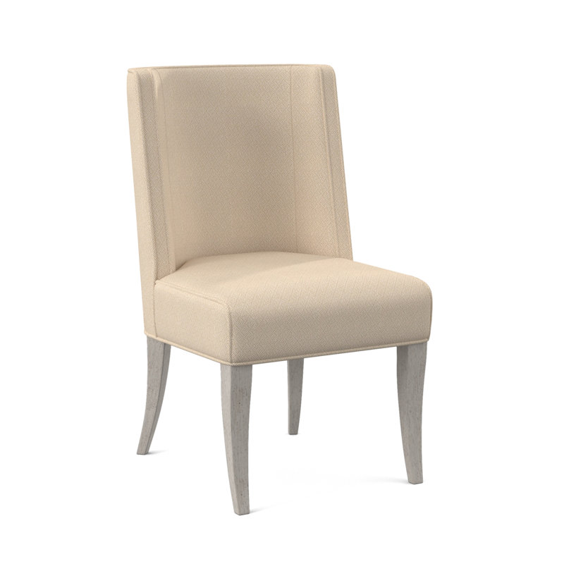 Bandeau Dining Chair, Bisque, Filigree Ivory 100% Polyester