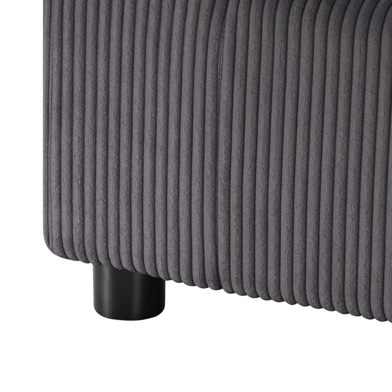 Chelsea Modular 2-Piece Sofa, Charcoal