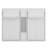 Dual Murphy Beds With Cabinets And Shelves-413149471