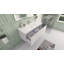 Ensemble de meuble-lavabo mural simple 48 po Mulhouse