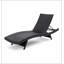 Chaise longue en osier Salem