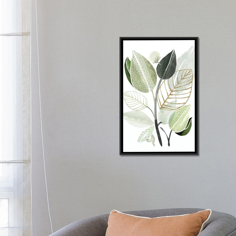 « forest bouquet », impression, H 26 po x l 18 po x P 1,5 po, Toile avec cadre noir