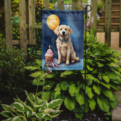 Drapeau de jardin «Happy Birthday»