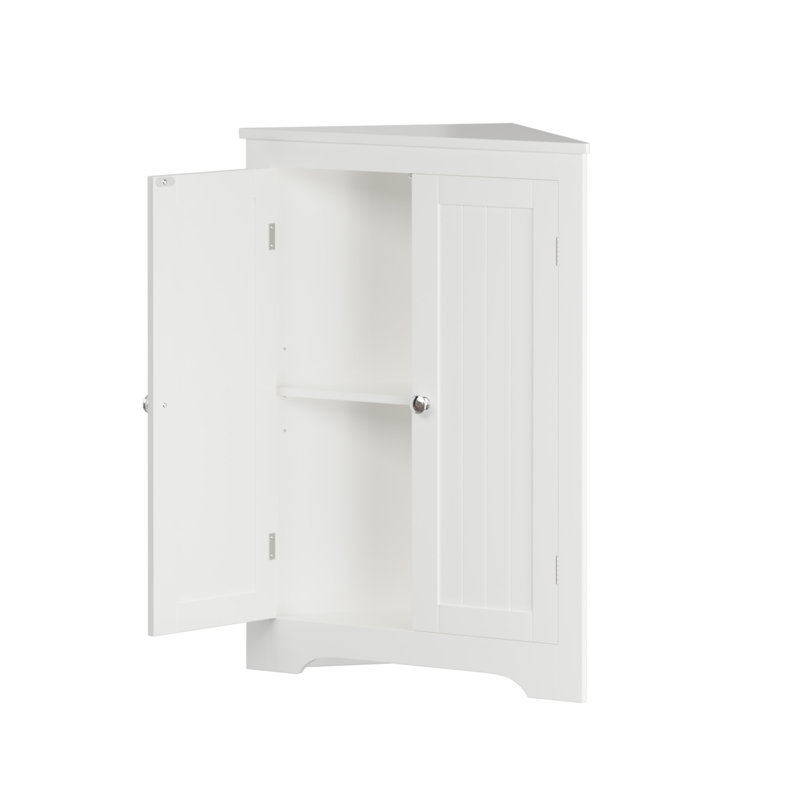 Armoire de plancher au sol avec 2 portes et tablettes réglables