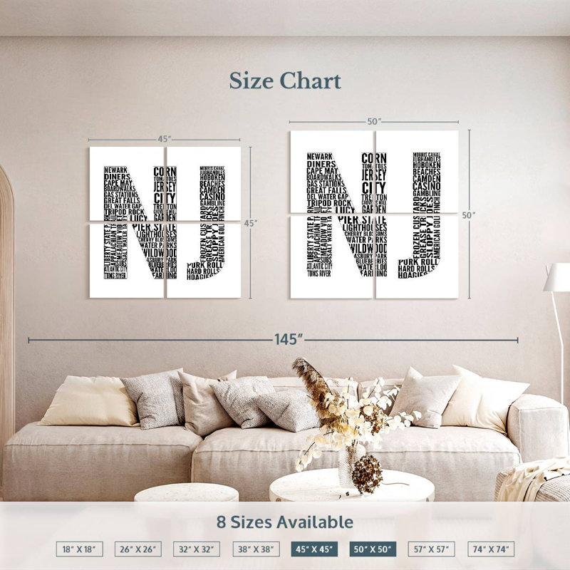 Nicci NJ Type, 45'' H x 45'' W