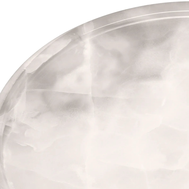 Met X Eichholtz Onyx Tray, 0.59" H x 11.81" W x 11.81" D