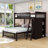 Kids Twin Over Full Bunk Bed with Drawers-70556378