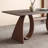 Modern Rectangular Rock Slab Dining Table Sets-107506858