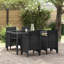 Garden Chair with Cushion Polypropylene Modern Outdoor Seating Patio