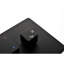 Douche de plafond noire mate avec système de tête durable de 16 po - Noir, expérience polyvalente-120920761