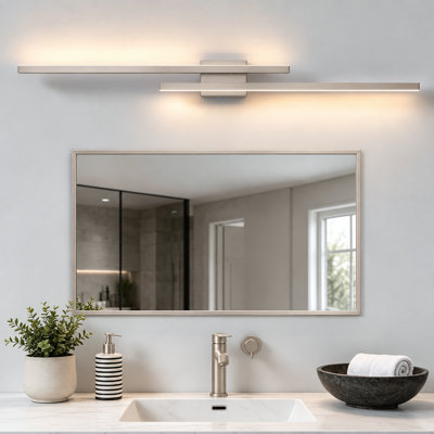 2-Light 48" W Dimmable LED Vanity Light