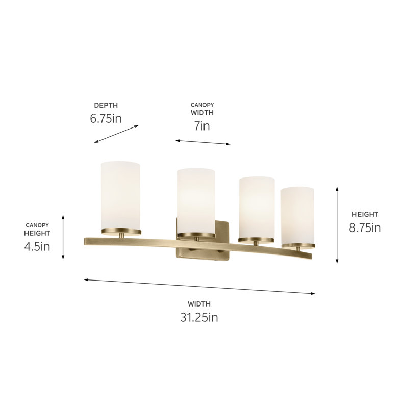 31.25" 4-Light Vanity Light