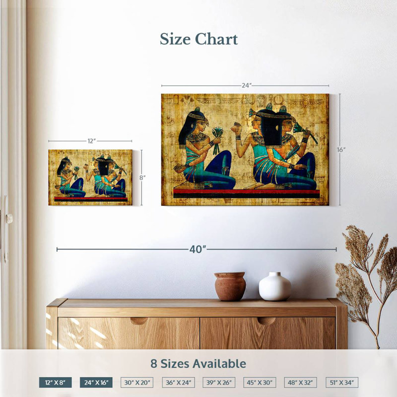 Keiri Ancient Egyptian Parchment, 16" H x 24" W