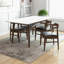 Table de salle à manger en bois d'eucalyptus massif Hiers-550152412-550152415