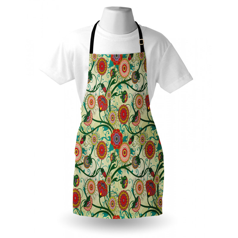 Floral Bib Apron