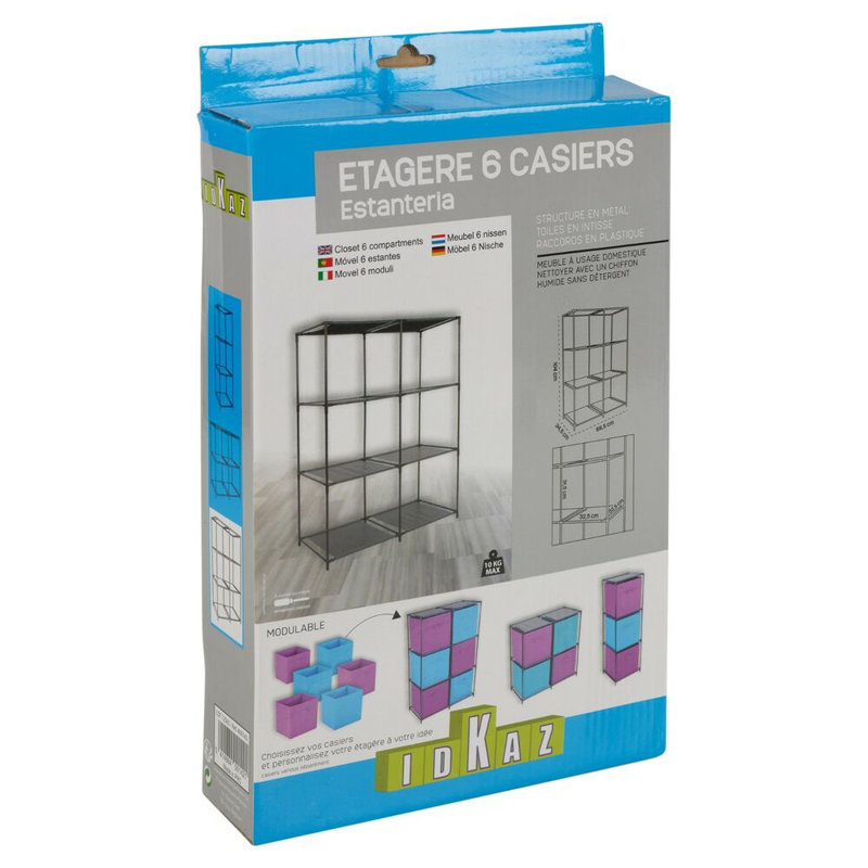 104cm H x 68.5cm W Standard Bookcase, (6 Shelves) 104cm H x 68.5cm W x 34.5cm D