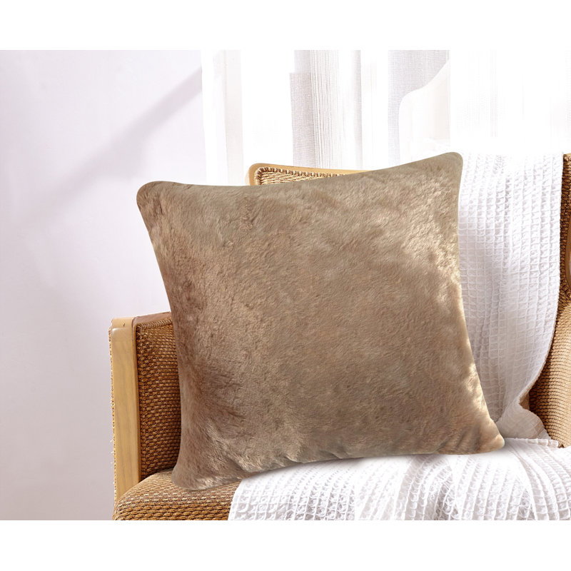 Madison Faux Fur Throw Pillow