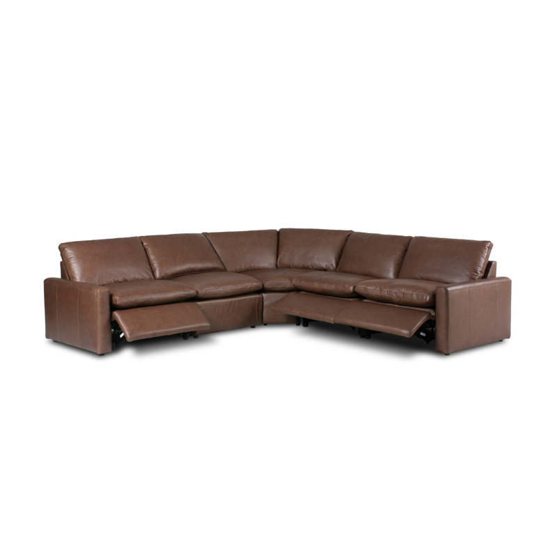 Tillery Power Recliner 5pc Sectional-sonoma Coco