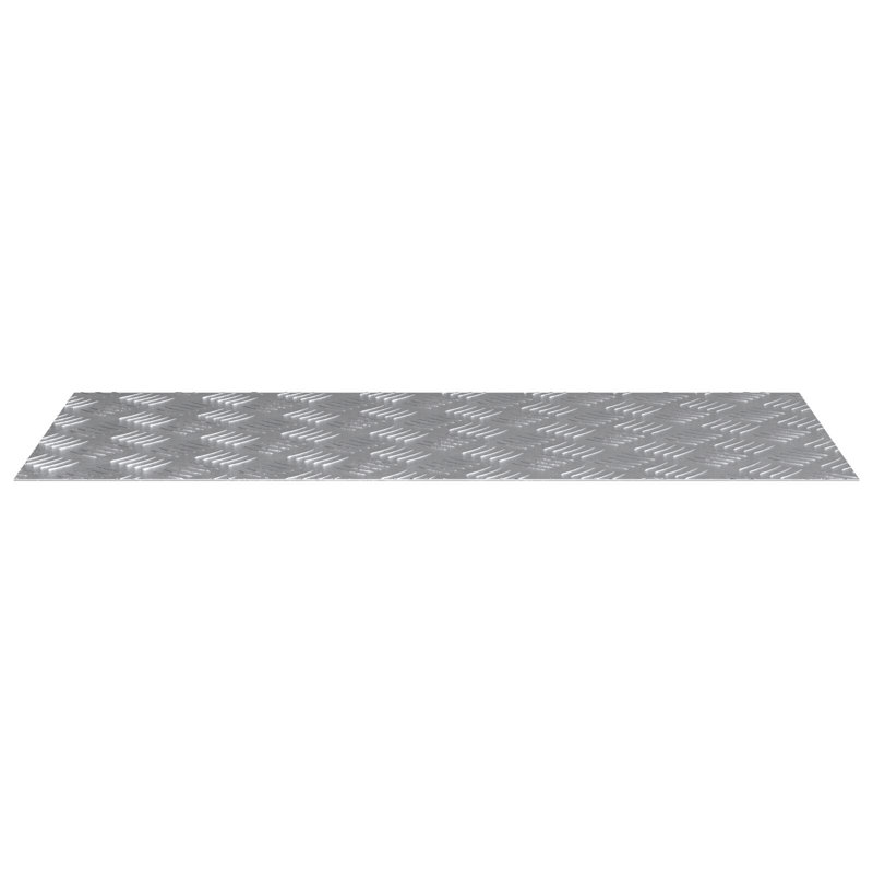 Rubber 0.3 Cm Non-Slip Stair Treads, Silver, Rectangle 40cm x 90cm