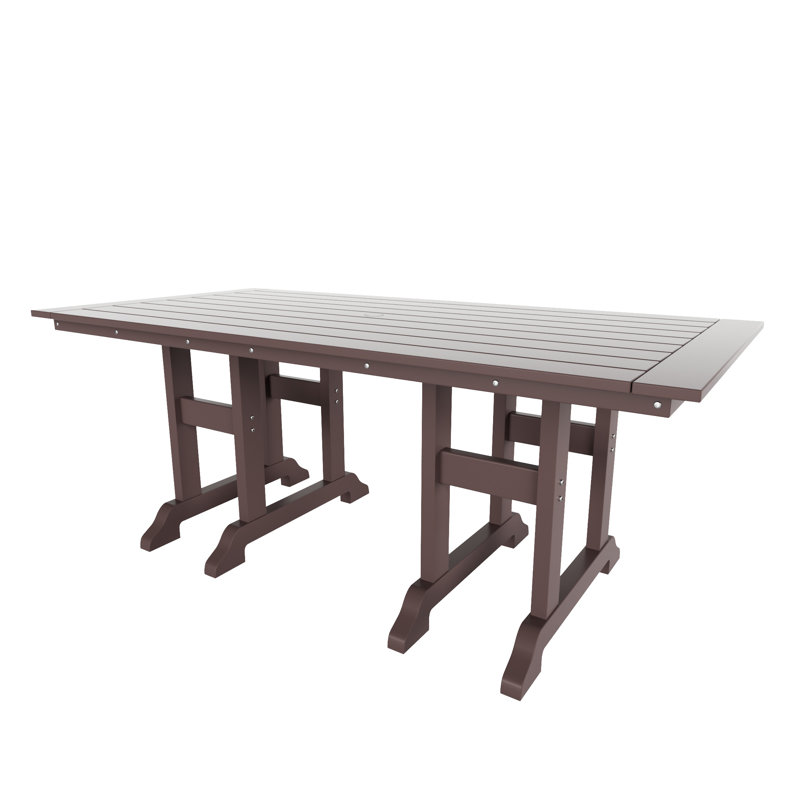 Table de salle à manger Laguna, Marron foncé