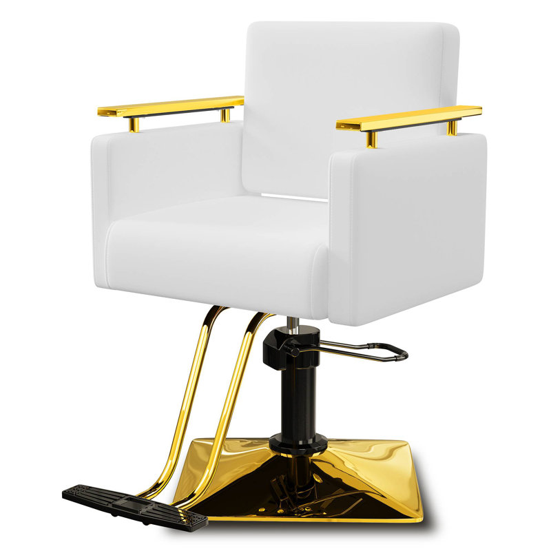 Fauteuil de massage en faux cuir, Blanc