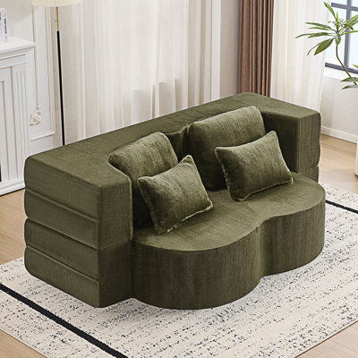 Grand canapé-lit pliable, canapé-lit futon, canapé-lit convertible