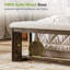 Faux Fur Upholstered Bench