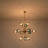 Burness 12 - Light Sputnik Modern Gradient Blue Glass Globe Bubble Dining Chandelier