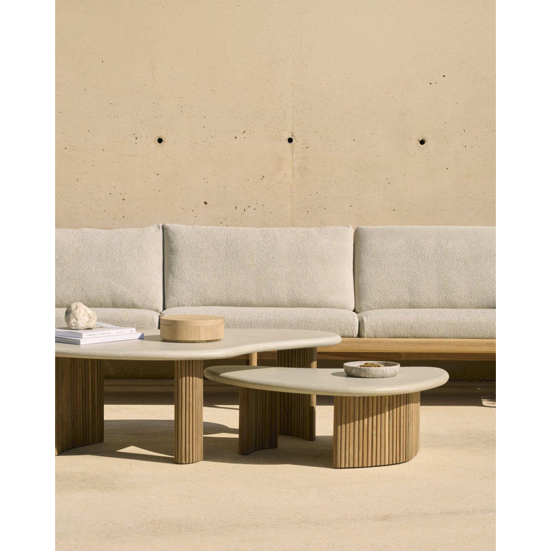 Boomerang Outdoor Teak Coffee Table