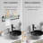 Codee Glass Floating Shelf with Towel Bar-148109542