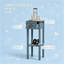 Table d'appoint gain de place avec tiroir et tablette ouverte
