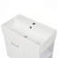Meuble-lavabo mural 21,8 po avec lavabo, armoire flottante murale, grand tiroir, tablette réglable, porte-papier hygiénique, système de fermeture en douceur-126230276