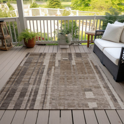 Tapis d'intérieur / extérieur brun Esmara 