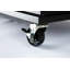 Mobile Kitehcn Island With Extensible Rubber Wood Table Top-1519347788