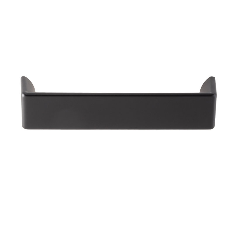 Poignée barre noire mat 3-3 / 4 po Lancaster, Noir mat