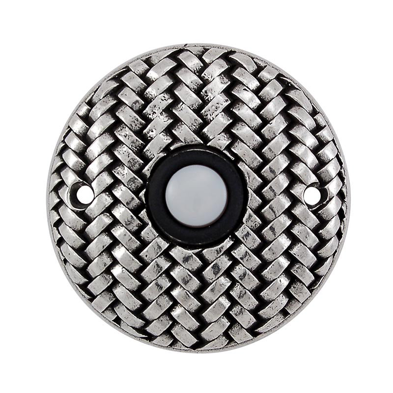 Cestino Push Button, Vintage Pewter