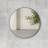 Hubba 34" Round Wall Mirror with Metallic Frame for Bathroom, Entryway, Living Room-39722033