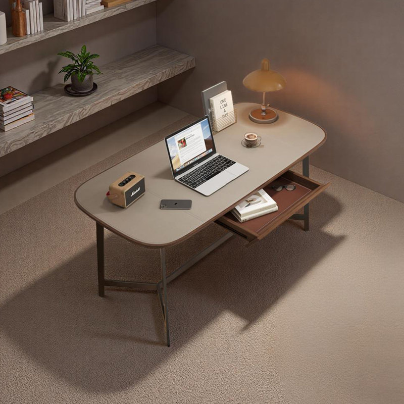 Bureau d'inspiration rétro, H 29,52 po x l 55,11 po x P 23,62 po