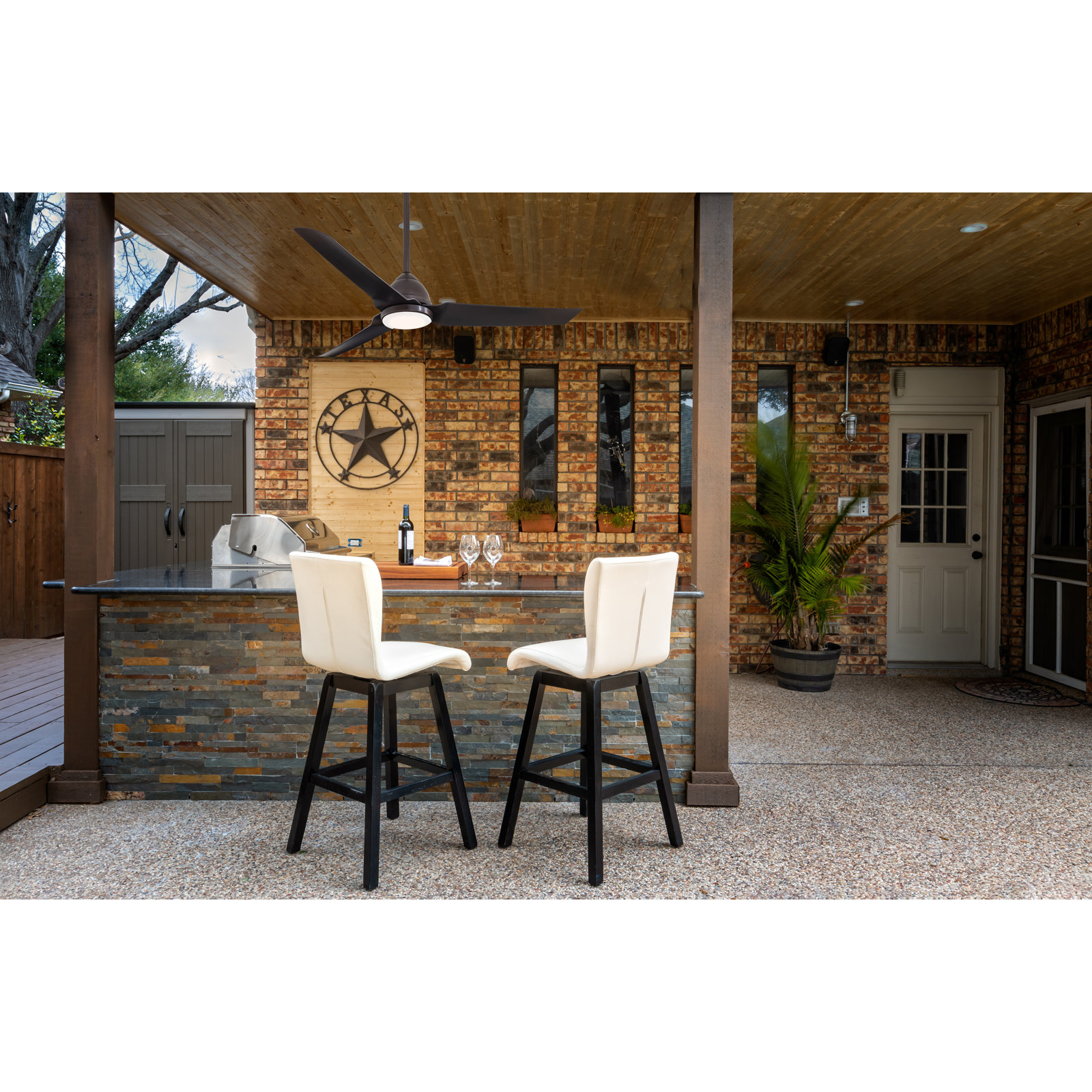Java 54" Ceiling Fan, Cocoa