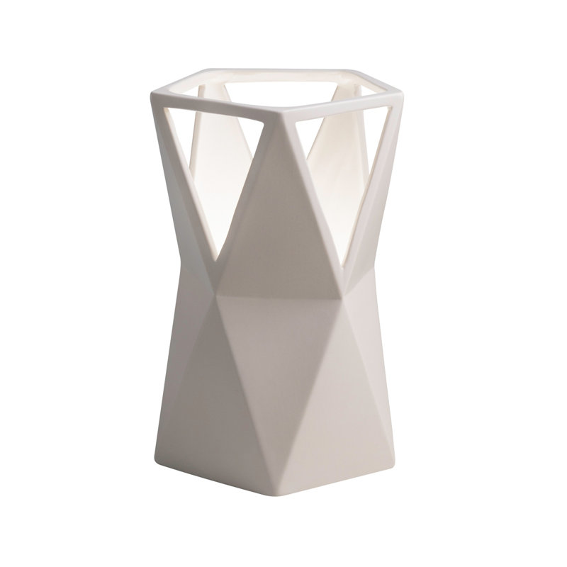 Odegaard Ceramic Novelty Lamp, Matte White