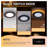12-Pack 4-Inch Black LED Recessed Light with Night Light Mode, 9W Dimmable Downlight