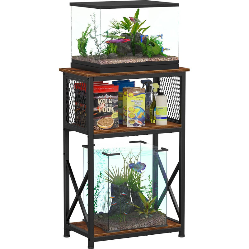 Support d'aquarium 10 gallons avec rangement
