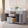 Ajhane 54'' Free-standing Double Bathroom Vanity with Engineered Stone Vanity Top