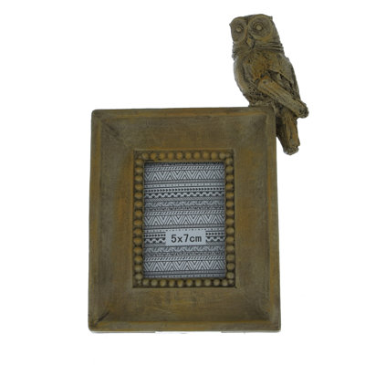 Brown Wood Embossed Picture Frame