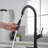 Single Handle Pull Down Sprayer Kitchen Faucet-108535343