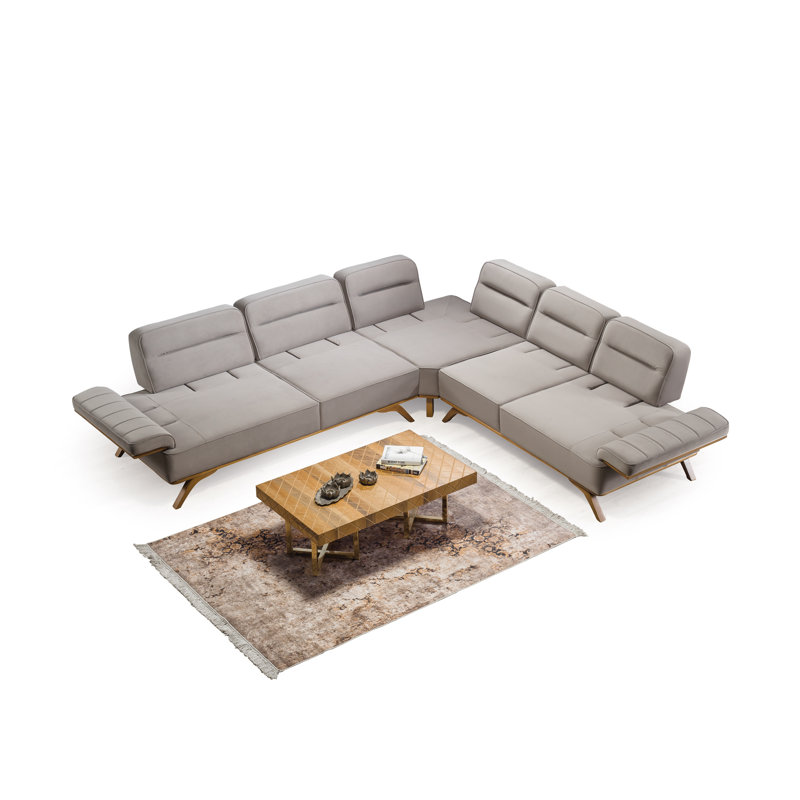Canapé modulaire 3 pièces rembourré