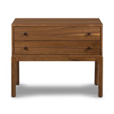 Arturo 2 - Drawer Solid Wood Nightstand
