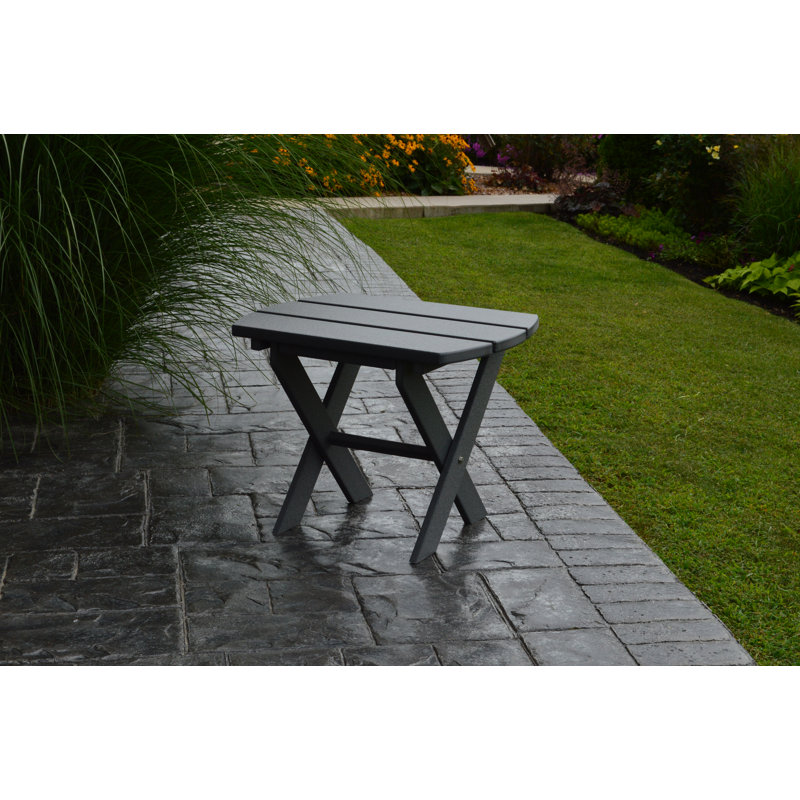 Table d'appoint pliante Anika, Gris foncé
